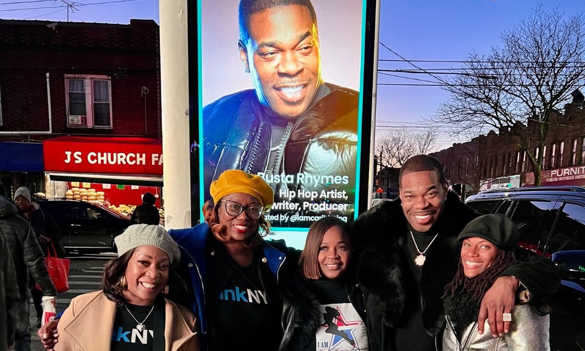 LinkNYC, Assembly Member Chandler-Waterman, and Busta Rhymes Host Thanksgiving Food Drive and Mental Health Workshops in Brooklyn